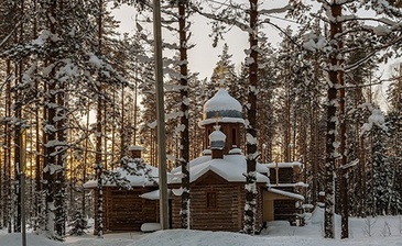 Храм святого апостоля Андрея Первозванного и святого великомученика и целителя Пантелеимона в деревне Ненимяки.