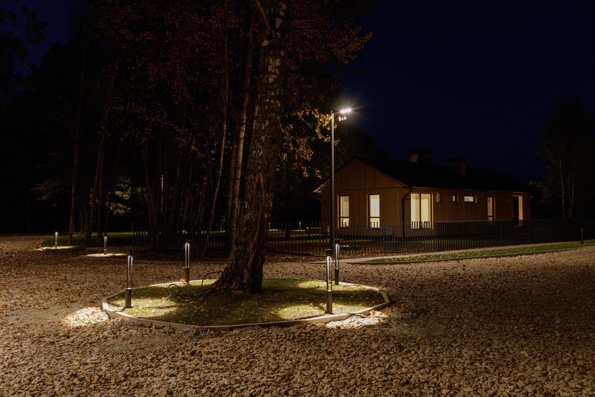 Авторское освещение поселка - эстетичность и уют для всех жителей