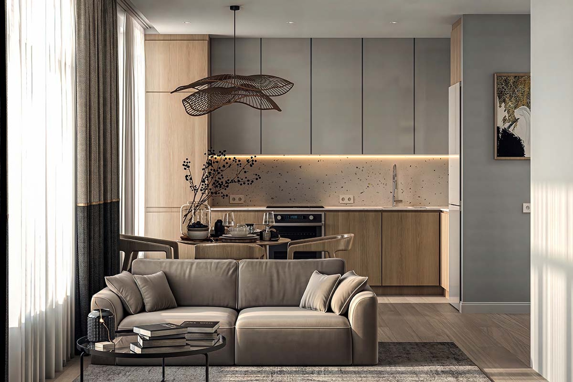 Готовая кухня с техникой